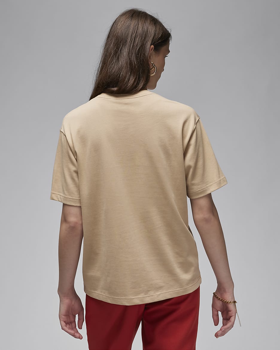 Beige jordan shirt on sale
